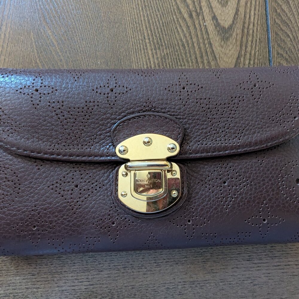 Louis Vuitton Trifold Long Wallet Mahina Portefeuille